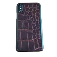 For iPhone X PU Leather Phone Case Leather Back Shell Cover Mobile Case