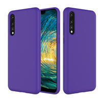 Liquid Silicone Gel Rubber Soft Mobile Phone Case for Huawei P20 Pro